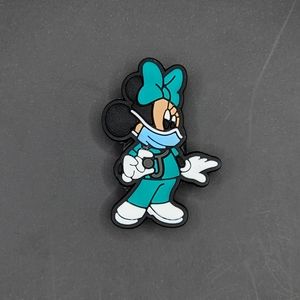 (5/$15) Disney Minnie Nurse Croc Charm